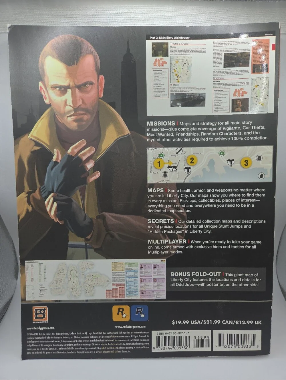 Grand Theft Auto IV Strategy Guide - Black/White Cover